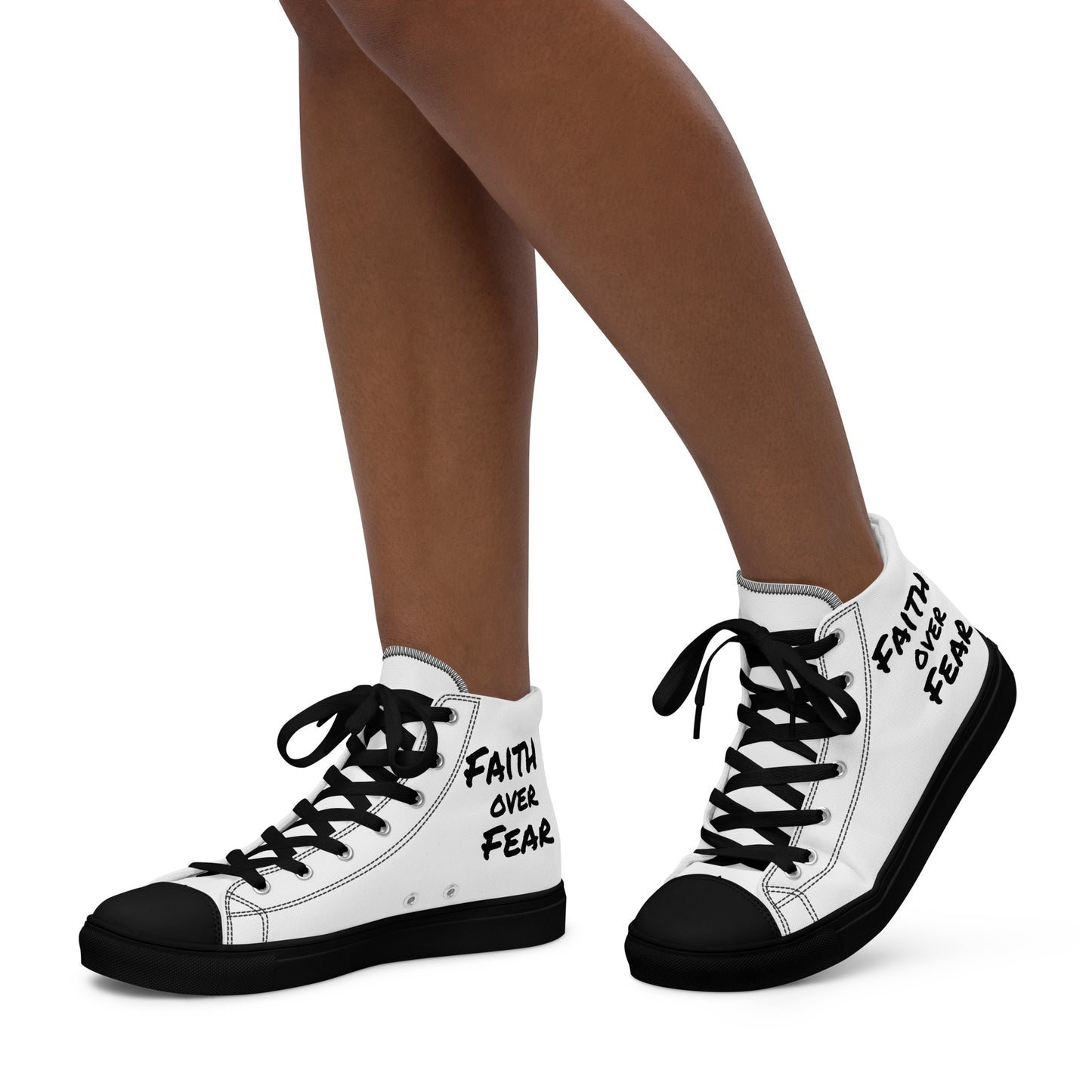 Women’s High Top Canvas Faith Shoes