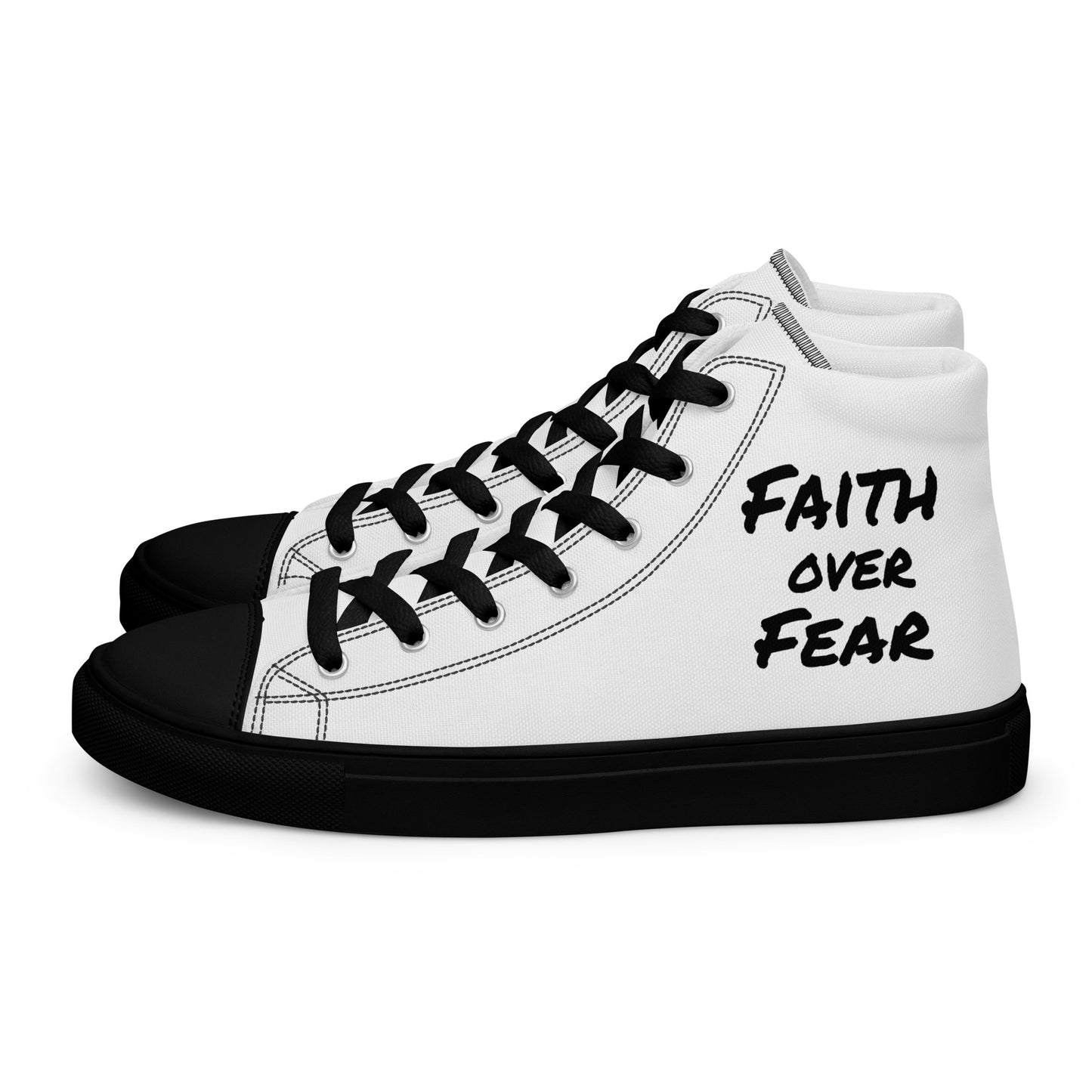 Women’s High Top Canvas Faith Shoes