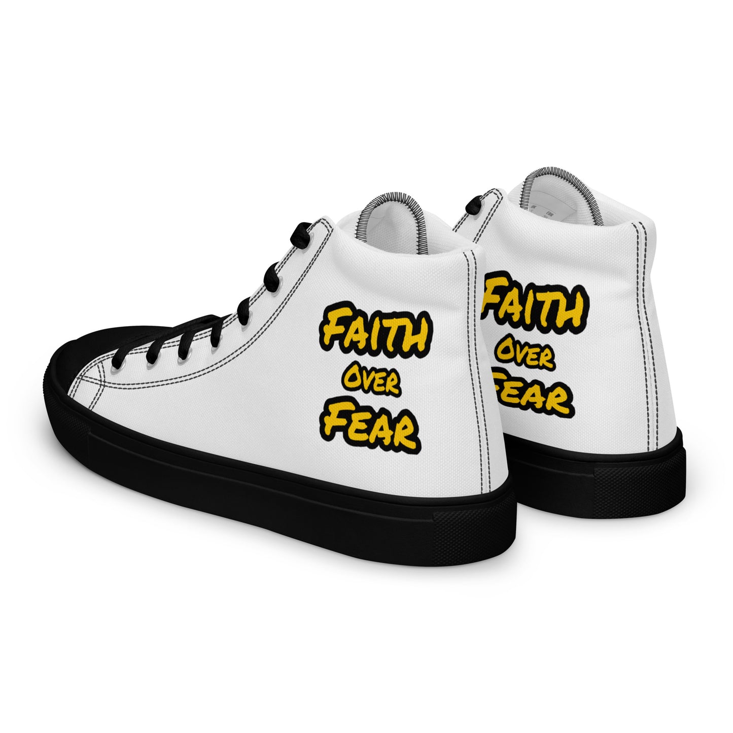 Women’s High Top Canvas Faith Shoes