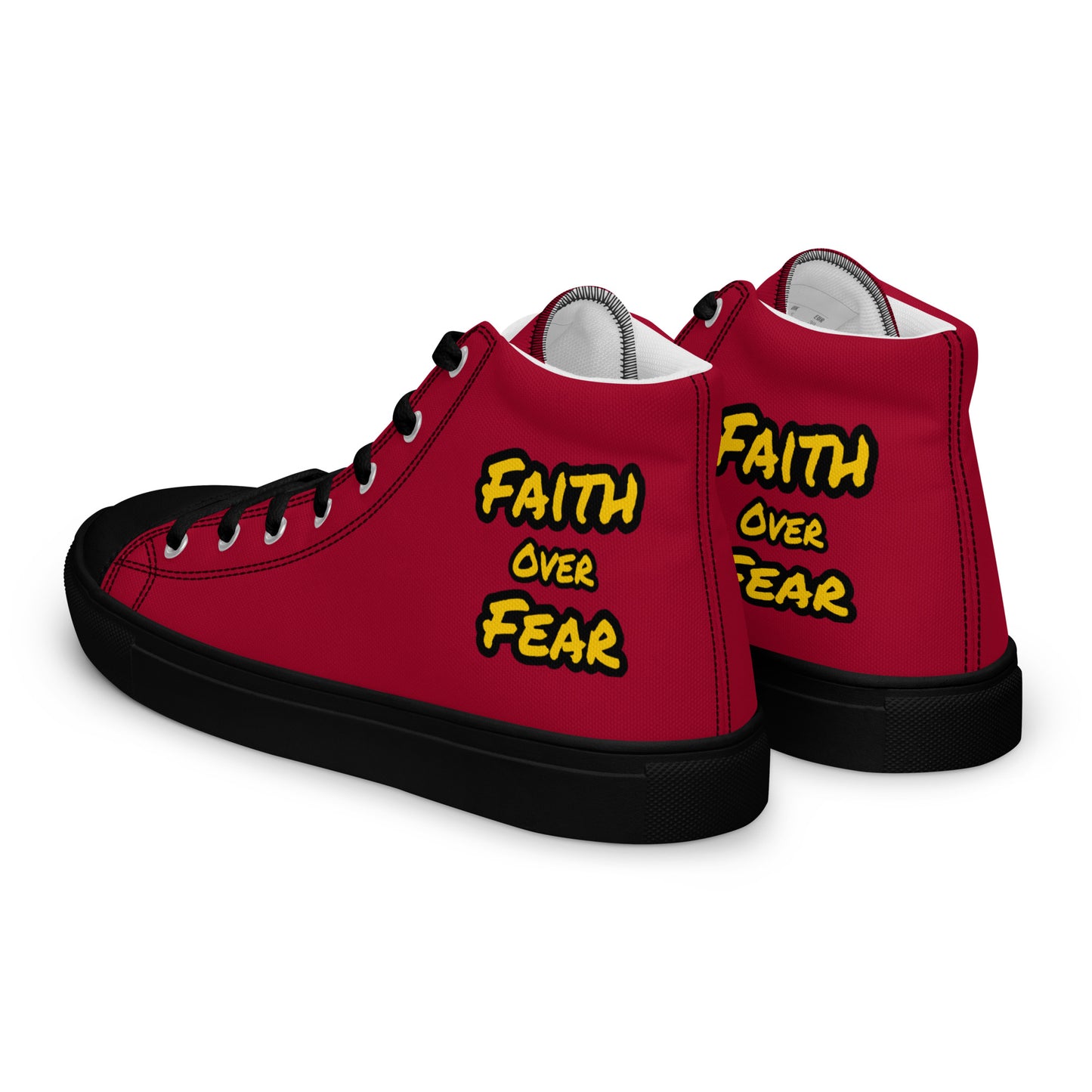 Women’s High Top Canvas Faith Shoes