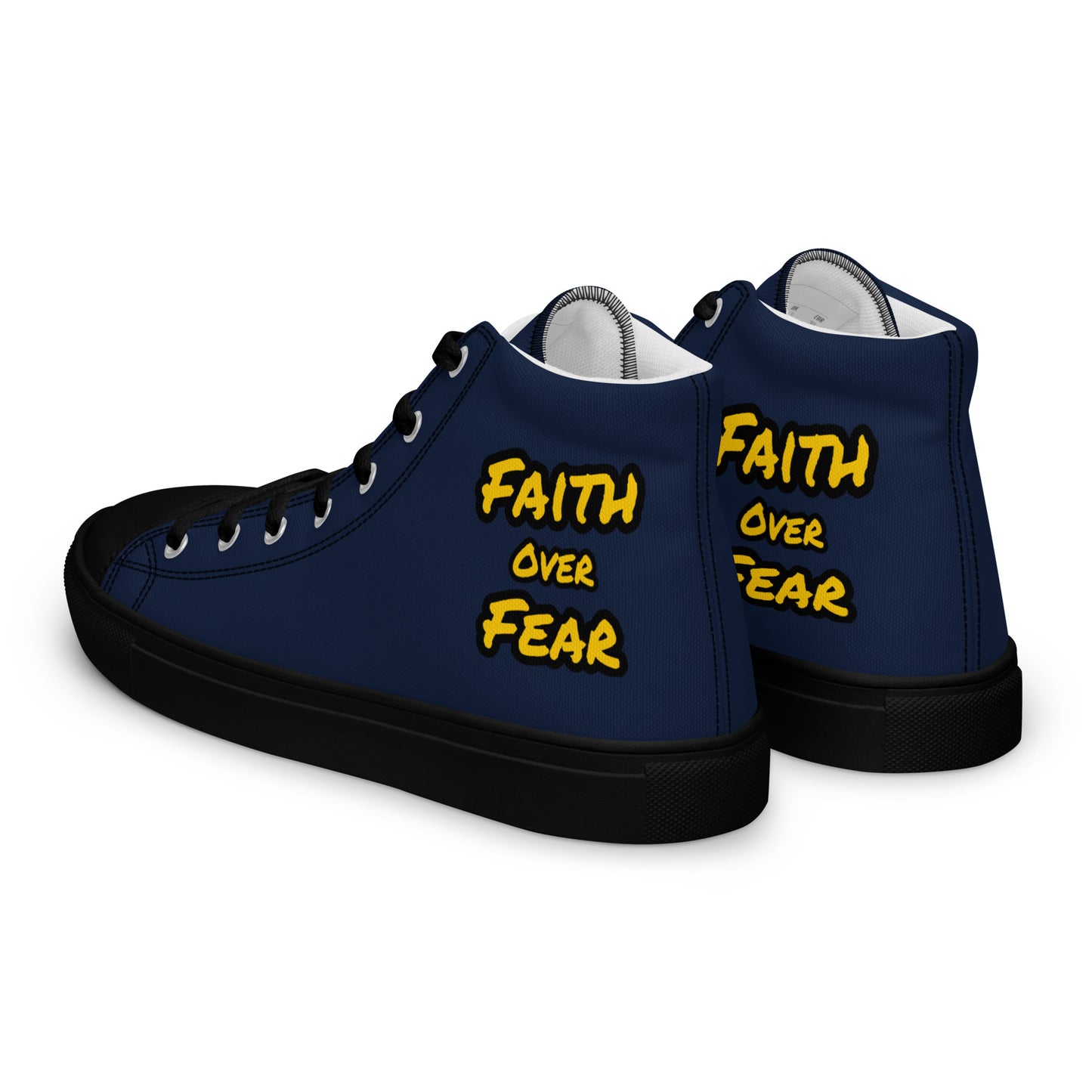 Women’s High Top Canvas Faith Shoes