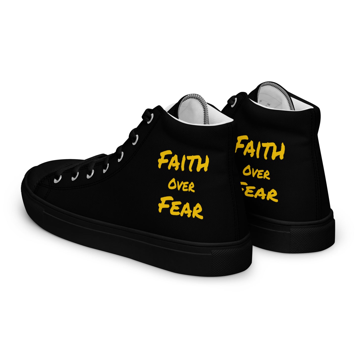 Women’s High Top Canvas Faith Shoes