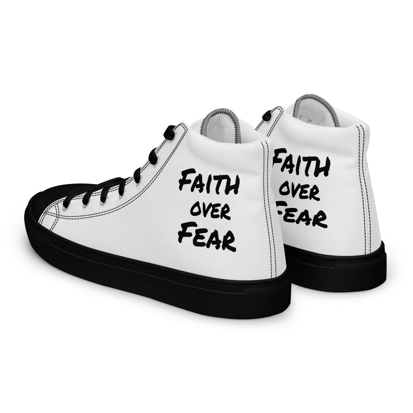 Women’s High Top Canvas Faith Shoes
