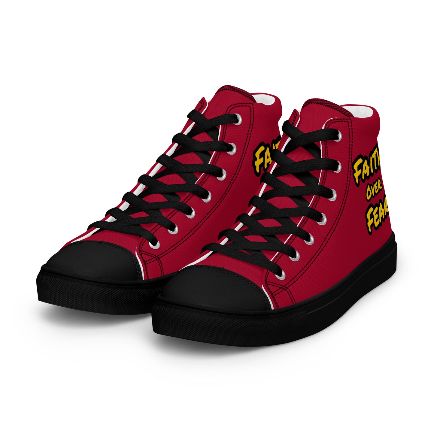 Women’s High Top Canvas Faith Shoes