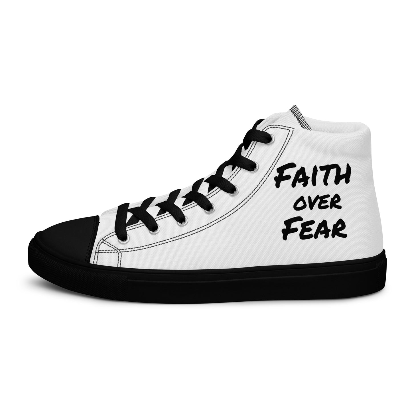Women’s High Top Canvas Faith Shoes