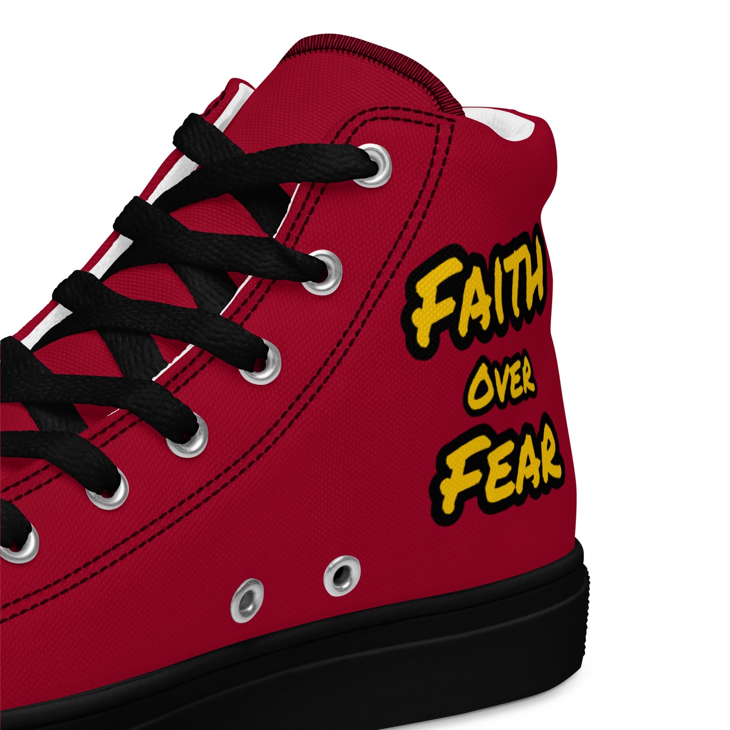 Women’s High Top Canvas Faith Shoes