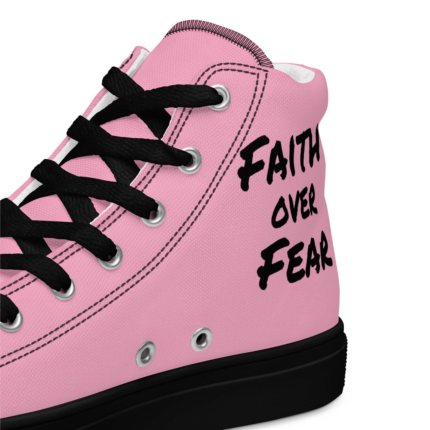 Women’s High Top Canvas Faith Shoes