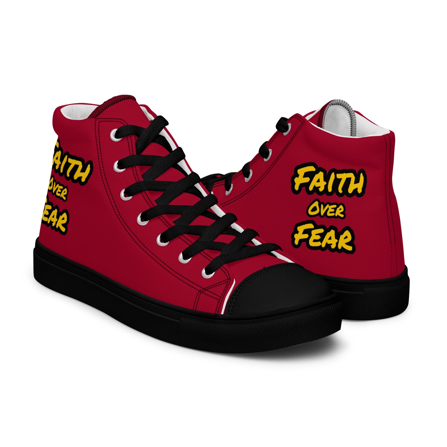 Women’s High Top Canvas Faith Shoes
