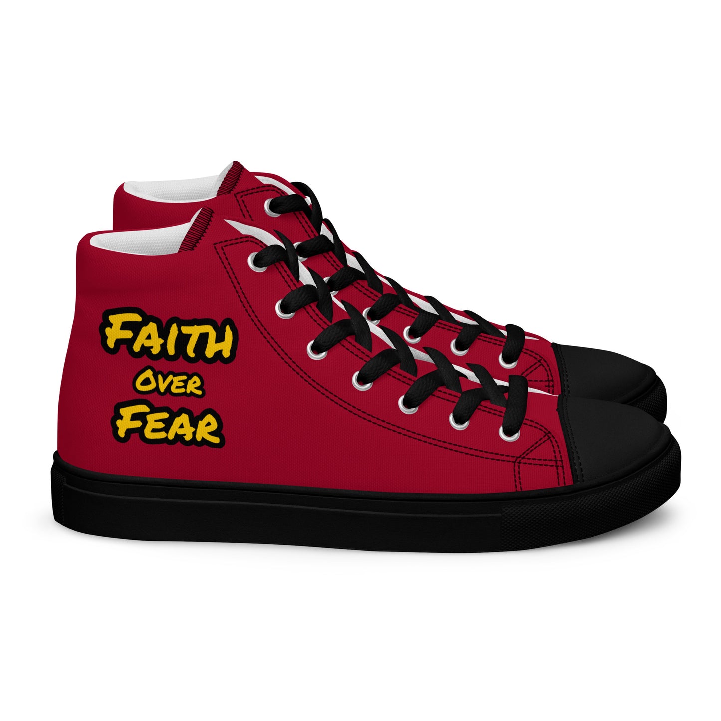Women’s High Top Canvas Faith Shoes