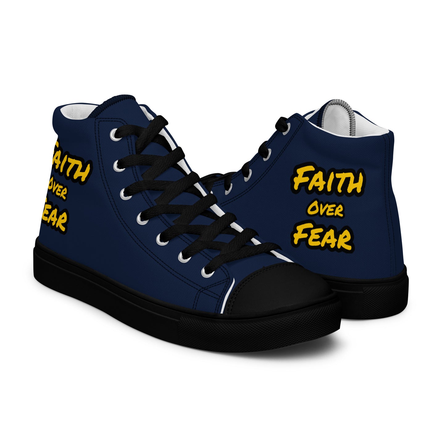 Women’s High Top Canvas Faith Shoes