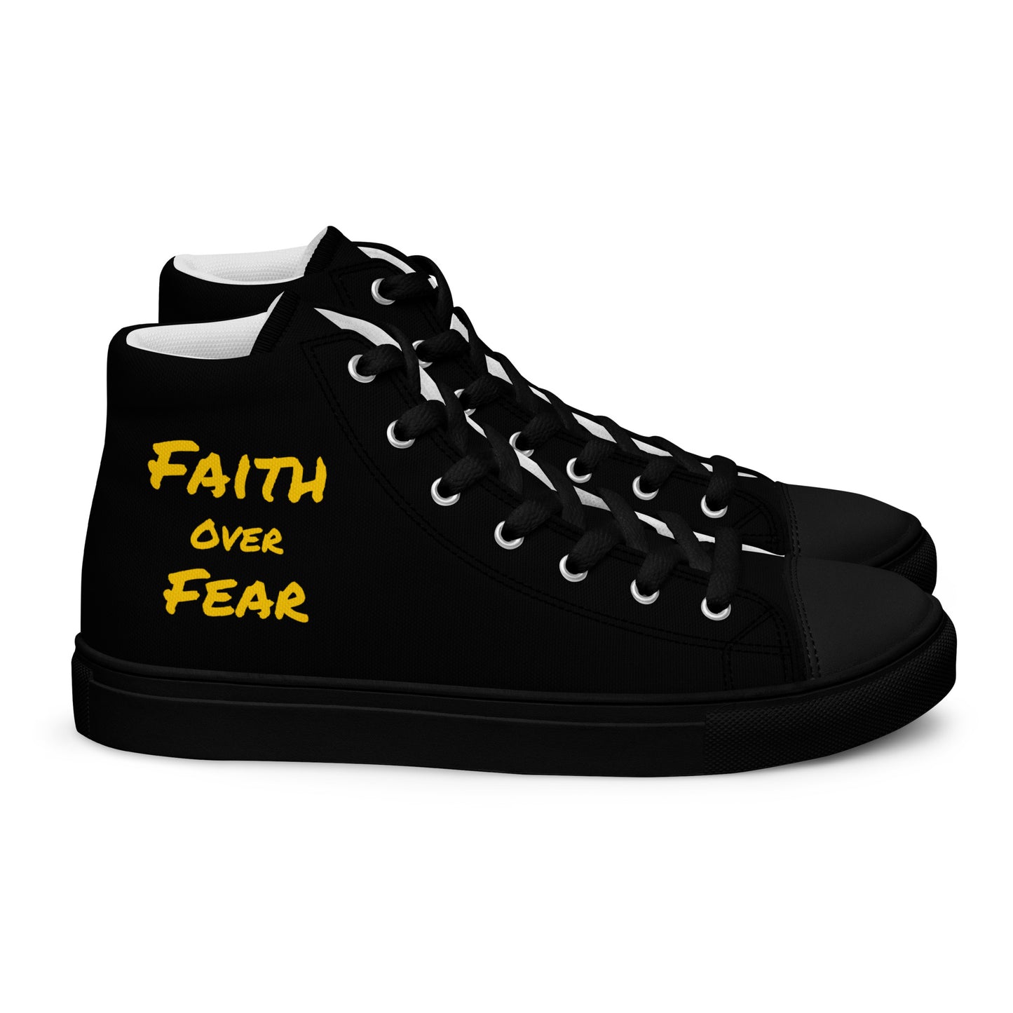 Women’s High Top Canvas Faith Shoes