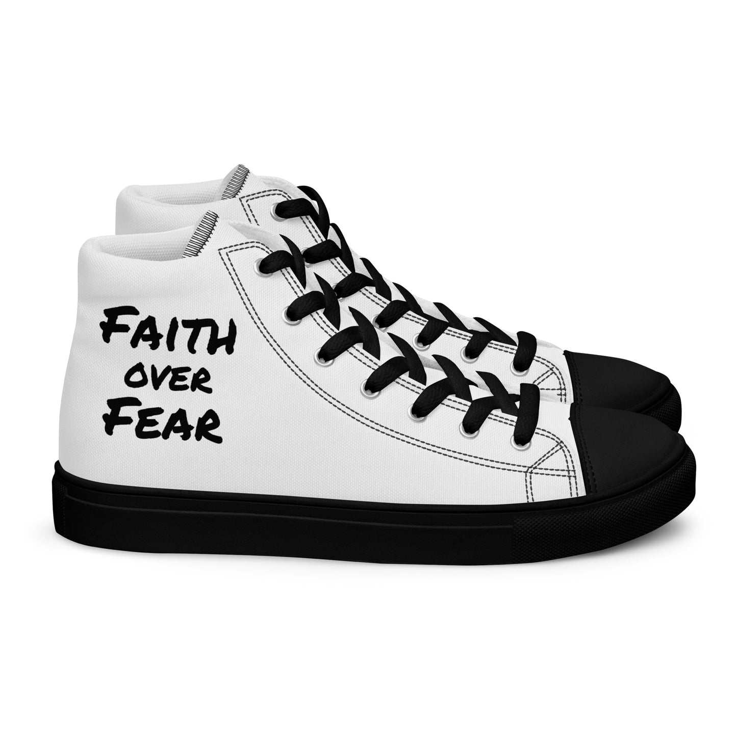 Women’s High Top Canvas Faith Shoes