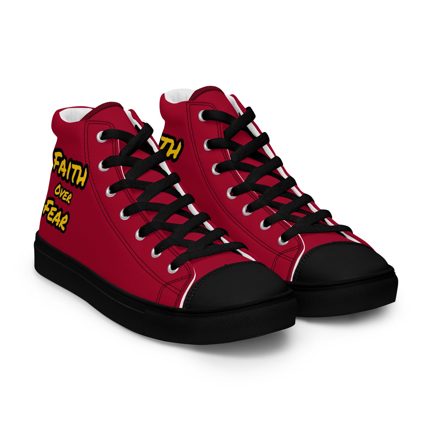 Women’s High Top Canvas Faith Shoes