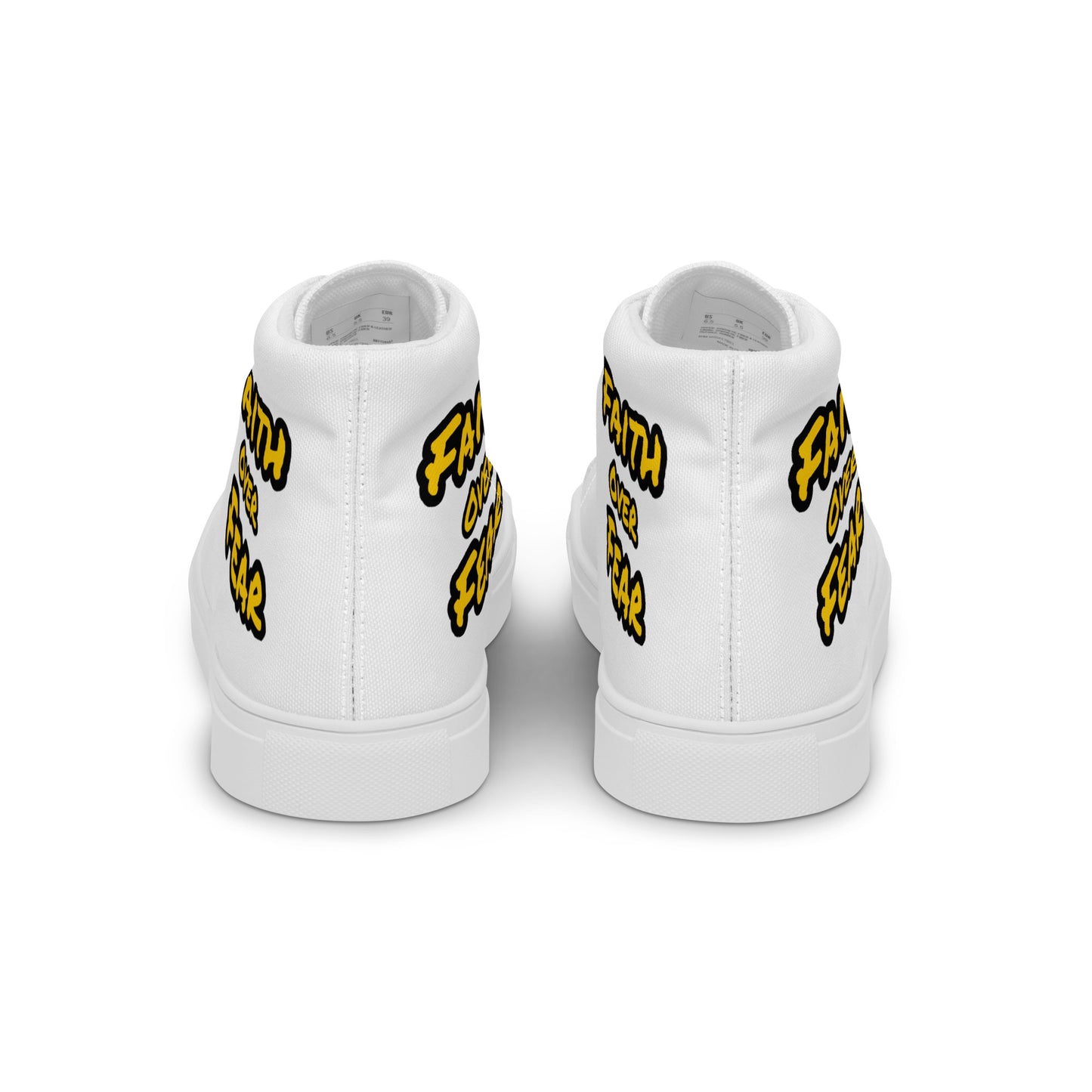 Women’s High Top Canvas Faith Shoes