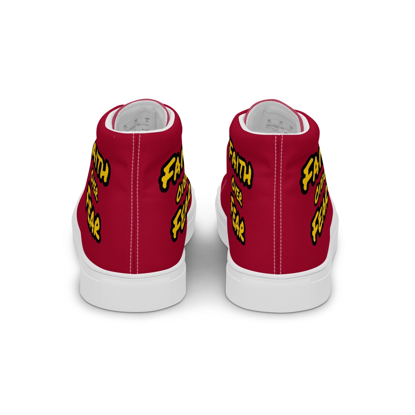 Women’s High Top Canvas Faith Shoes