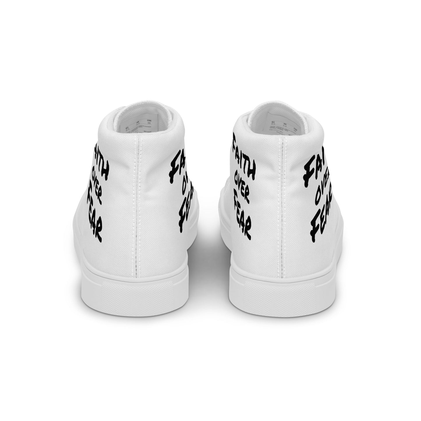 Women’s High Top Canvas Faith Shoes