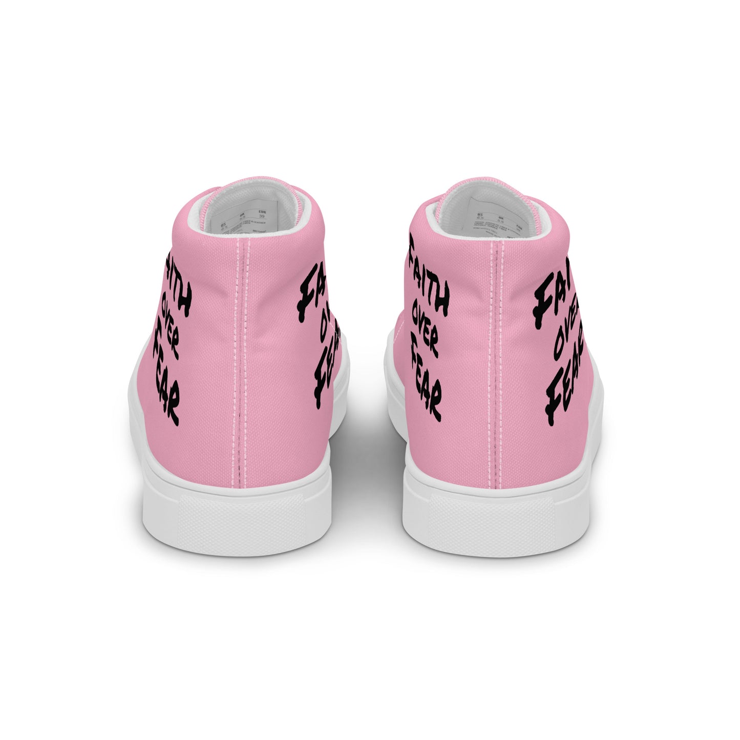 Women’s High Top Canvas Faith Shoes