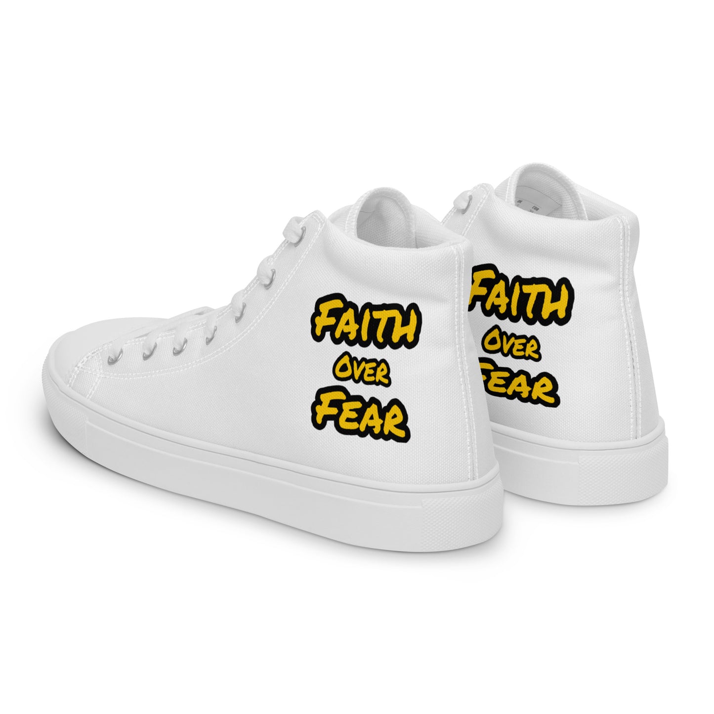 Women’s High Top Canvas Faith Shoes
