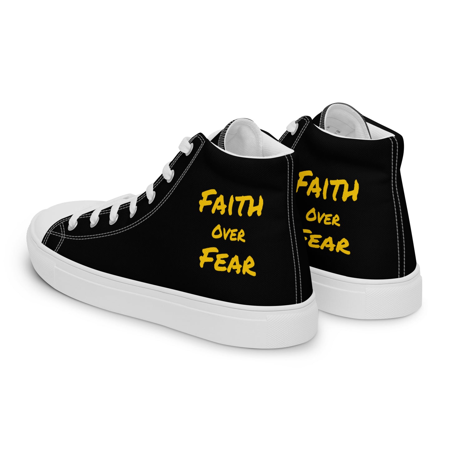 Women’s High Top Canvas Faith Shoes