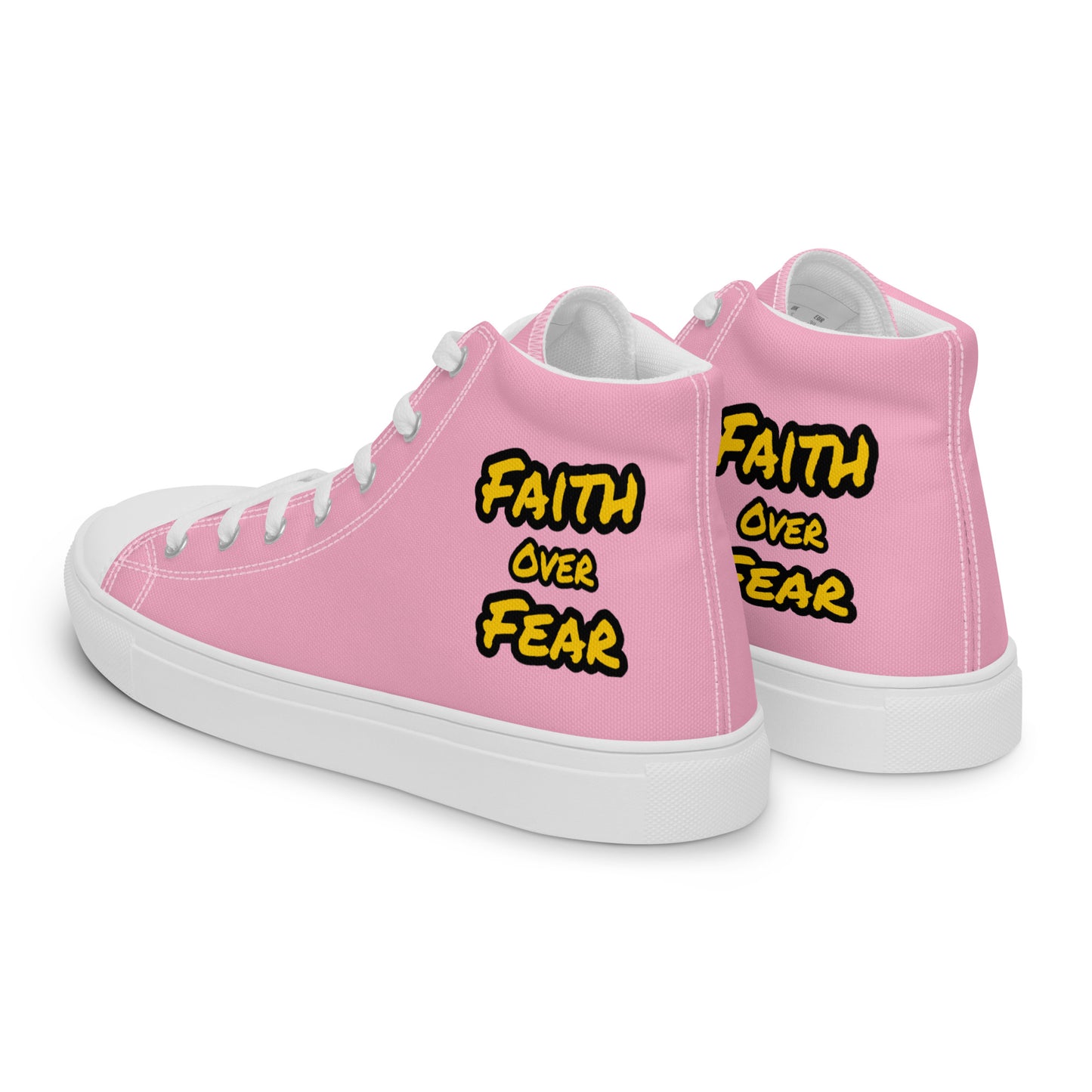 Women’s High Top Canvas Faith Shoes