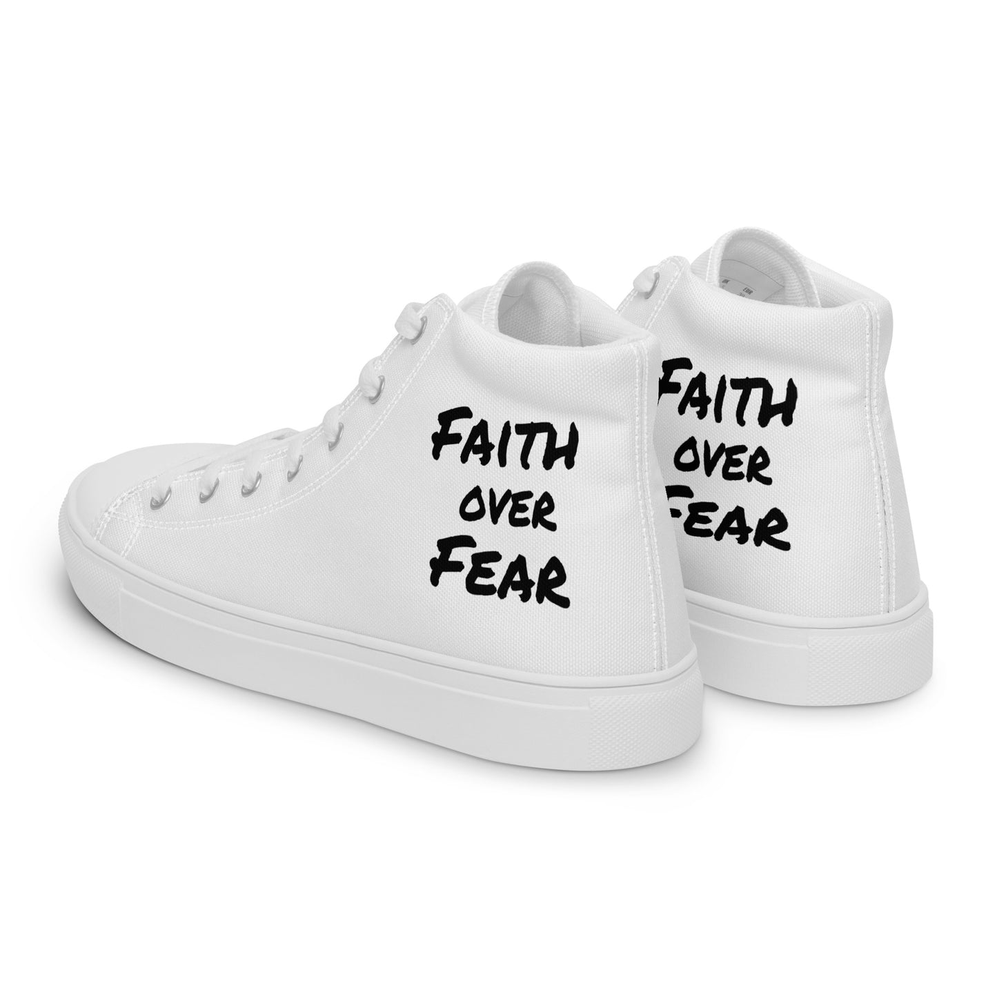 Women’s High Top Canvas Faith Shoes