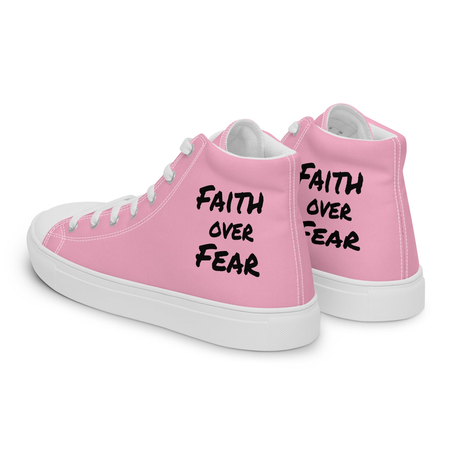 Women’s High Top Canvas Faith Shoes