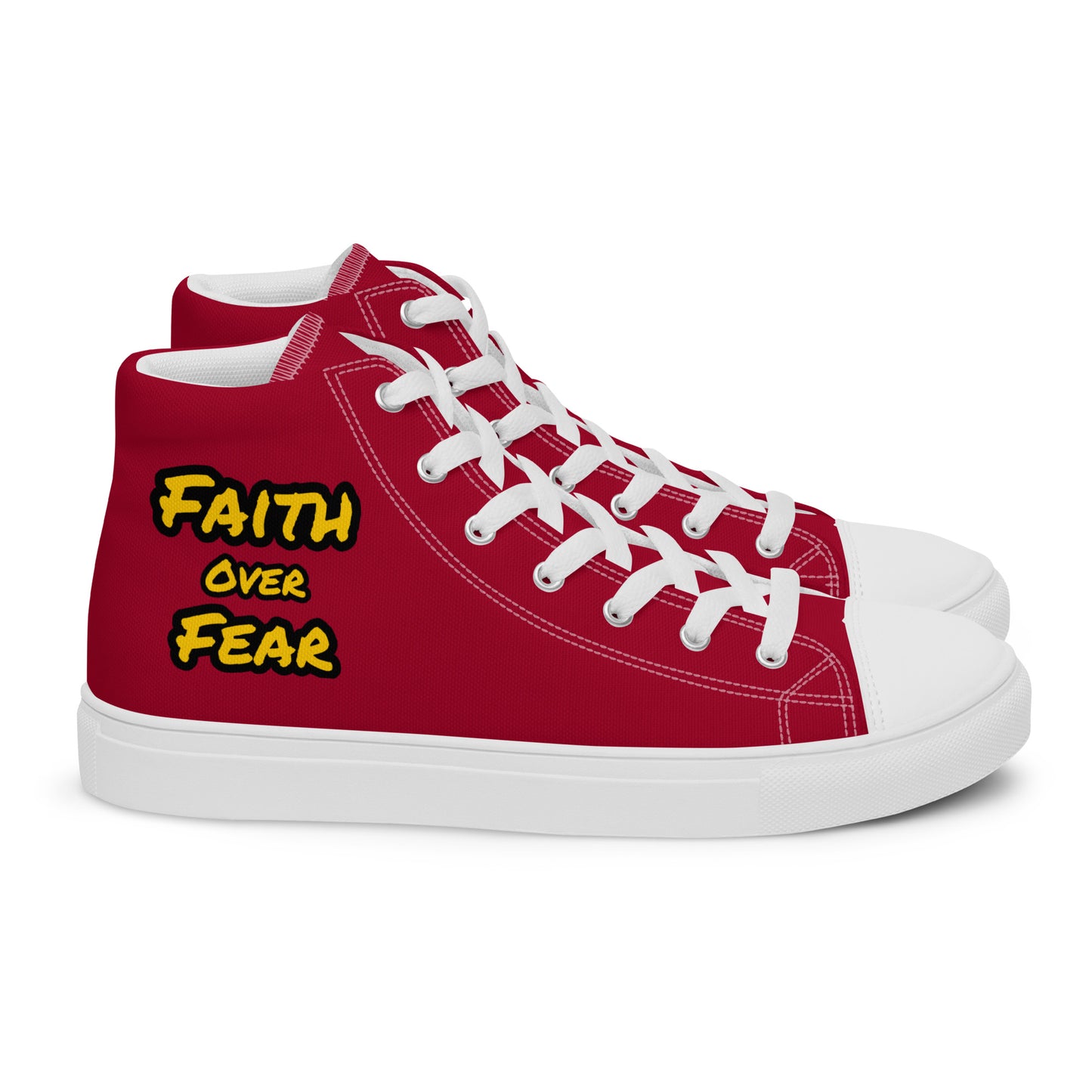 Women’s High Top Canvas Faith Shoes