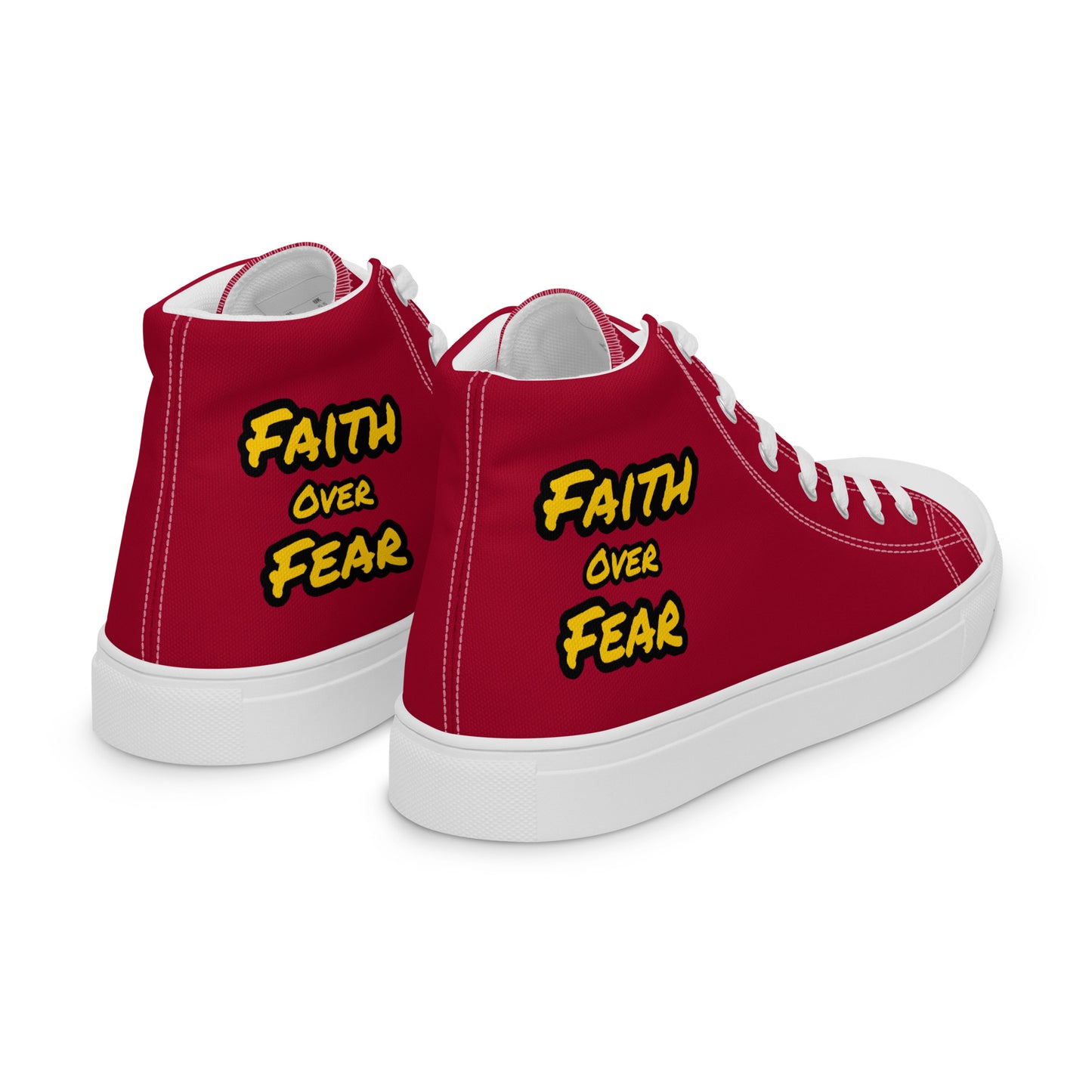 Women’s High Top Canvas Faith Shoes