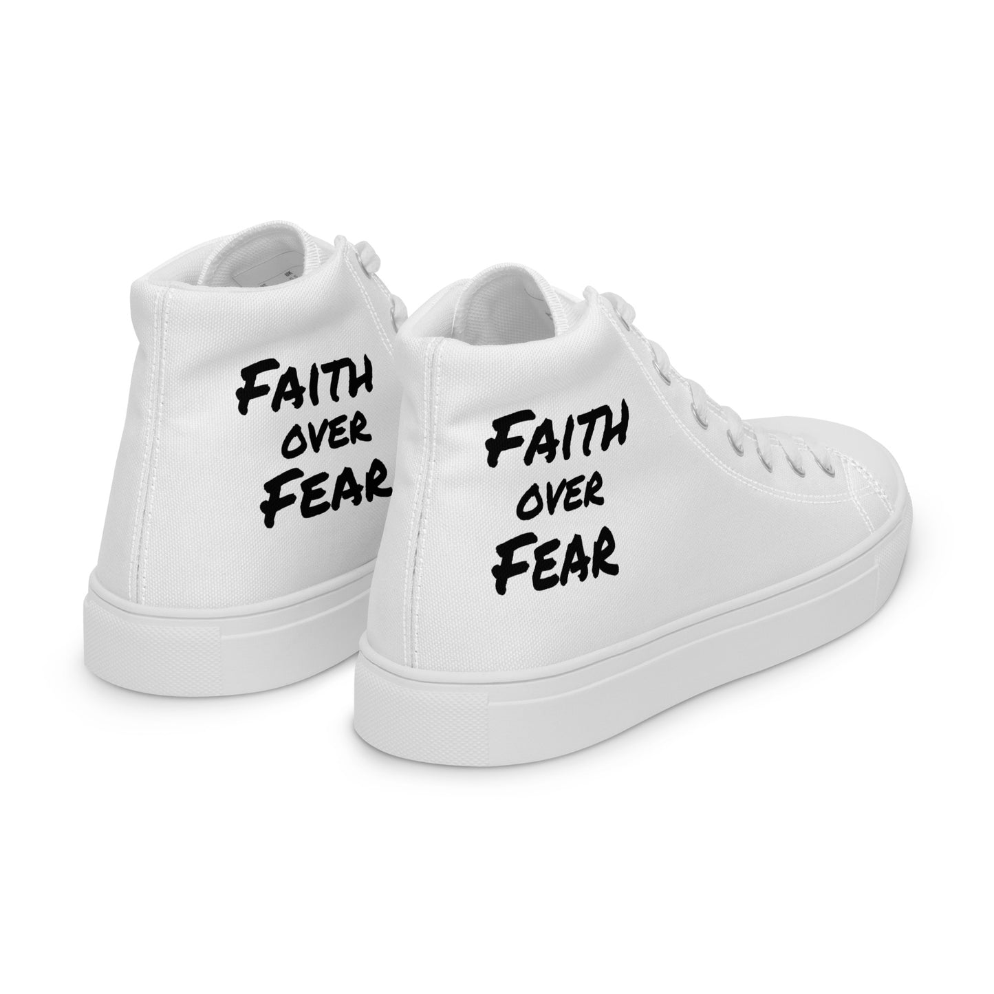 Women’s High Top Canvas Faith Shoes