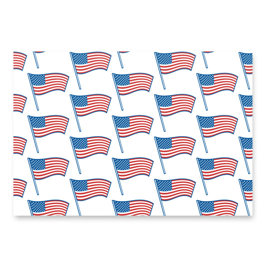 Patriotic Wrapping Paper 3pk