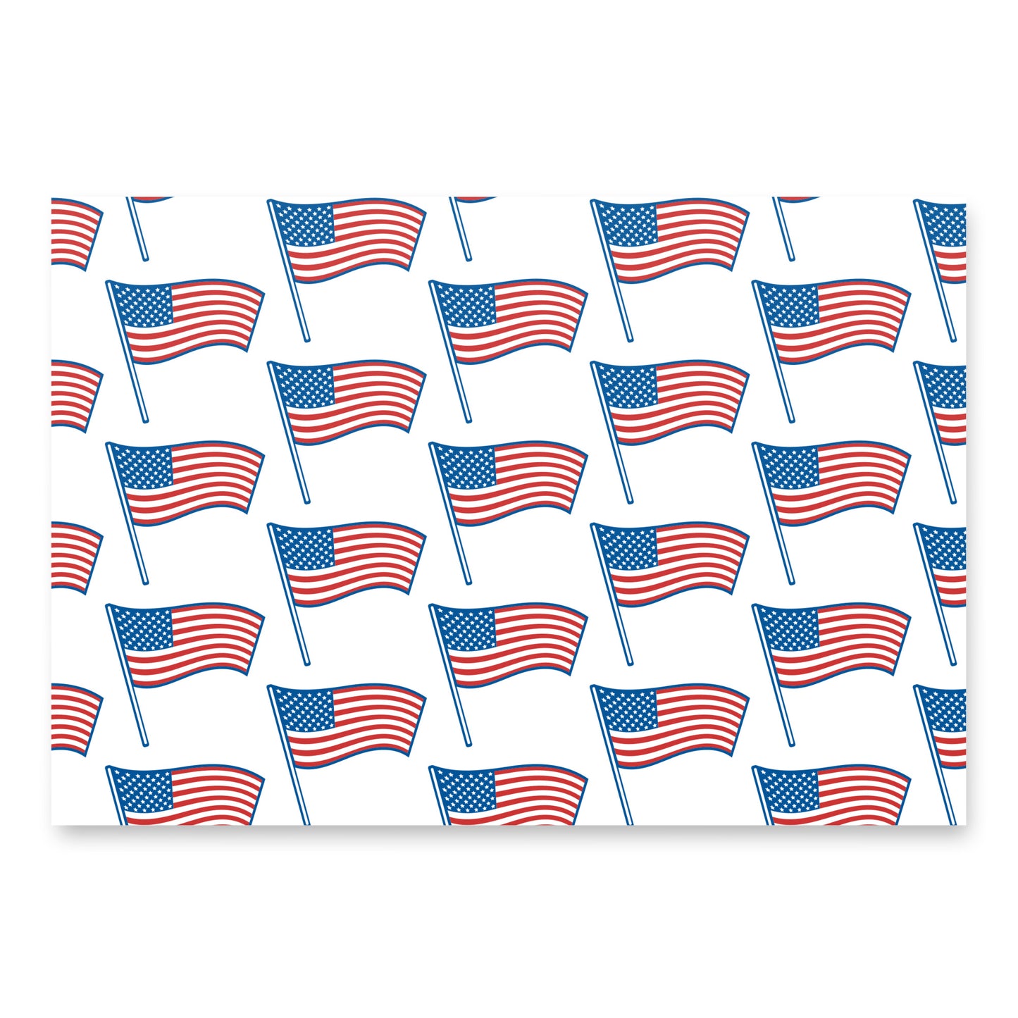 Patriotic Wrapping Paper 3pk