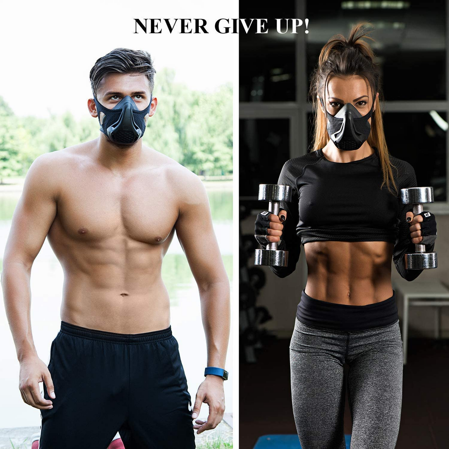 Elevation Resistance Training Cardio Workout Sports Mask With 24 levels
