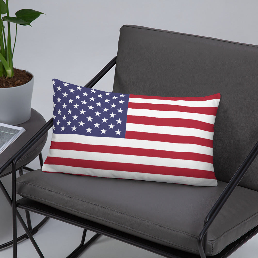 Patriotic American Flag Pillow