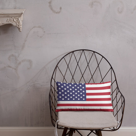 Patriotic American Flag Pillow