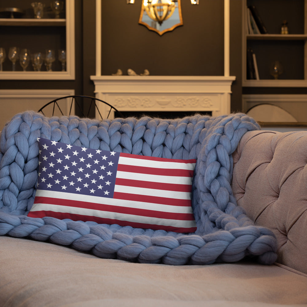 Patriotic American Flag Pillow