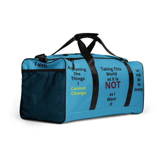 Serenity Prayer Duffle Bag