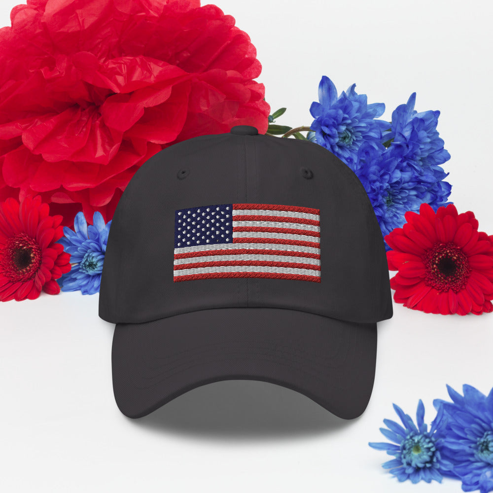 Patriotic Embroidered Ball Cap