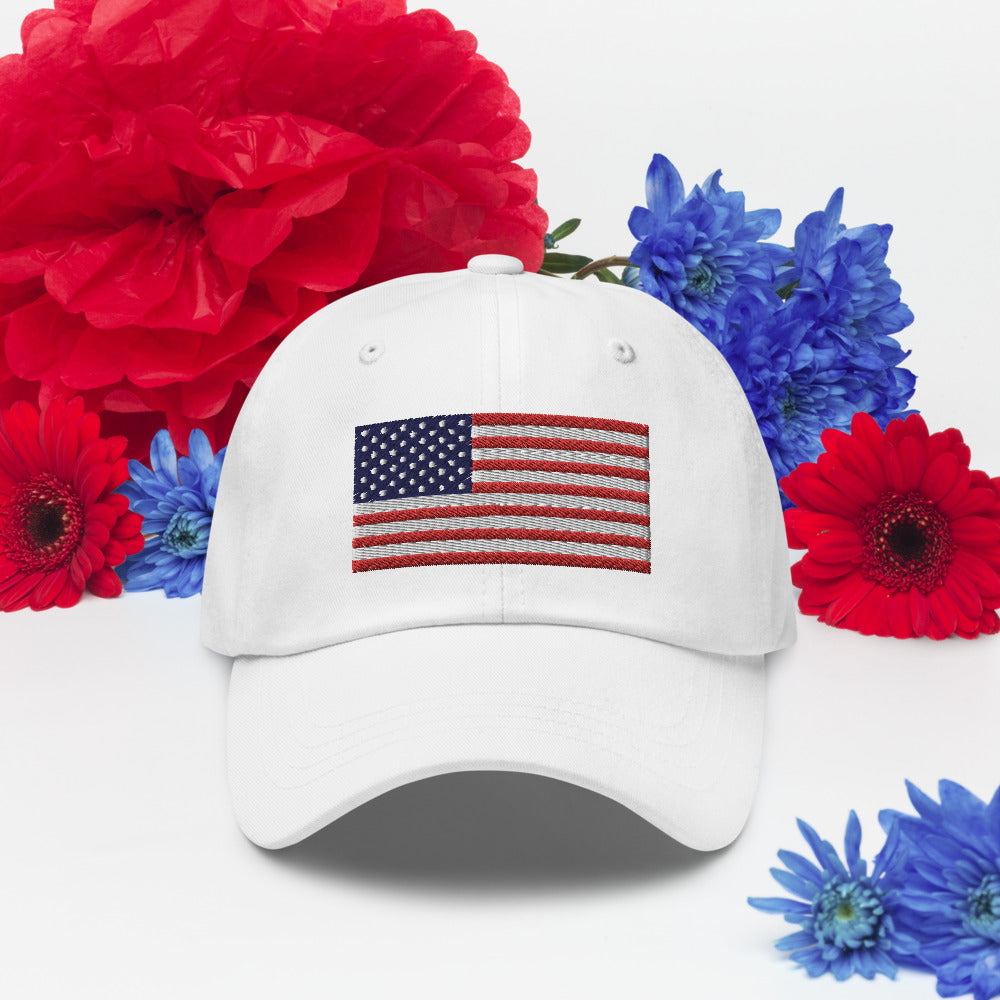 Patriotic Embroidered Ball Cap