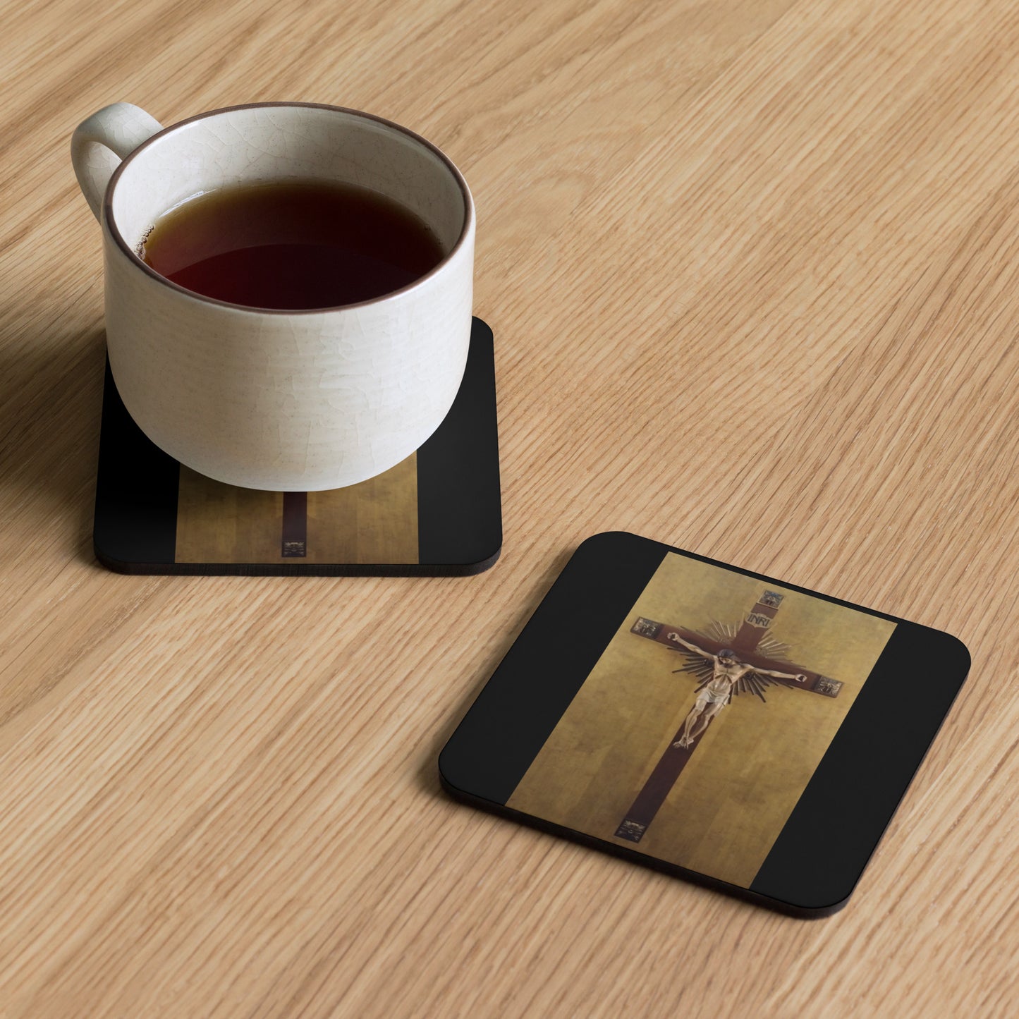 Crucifix Coaster