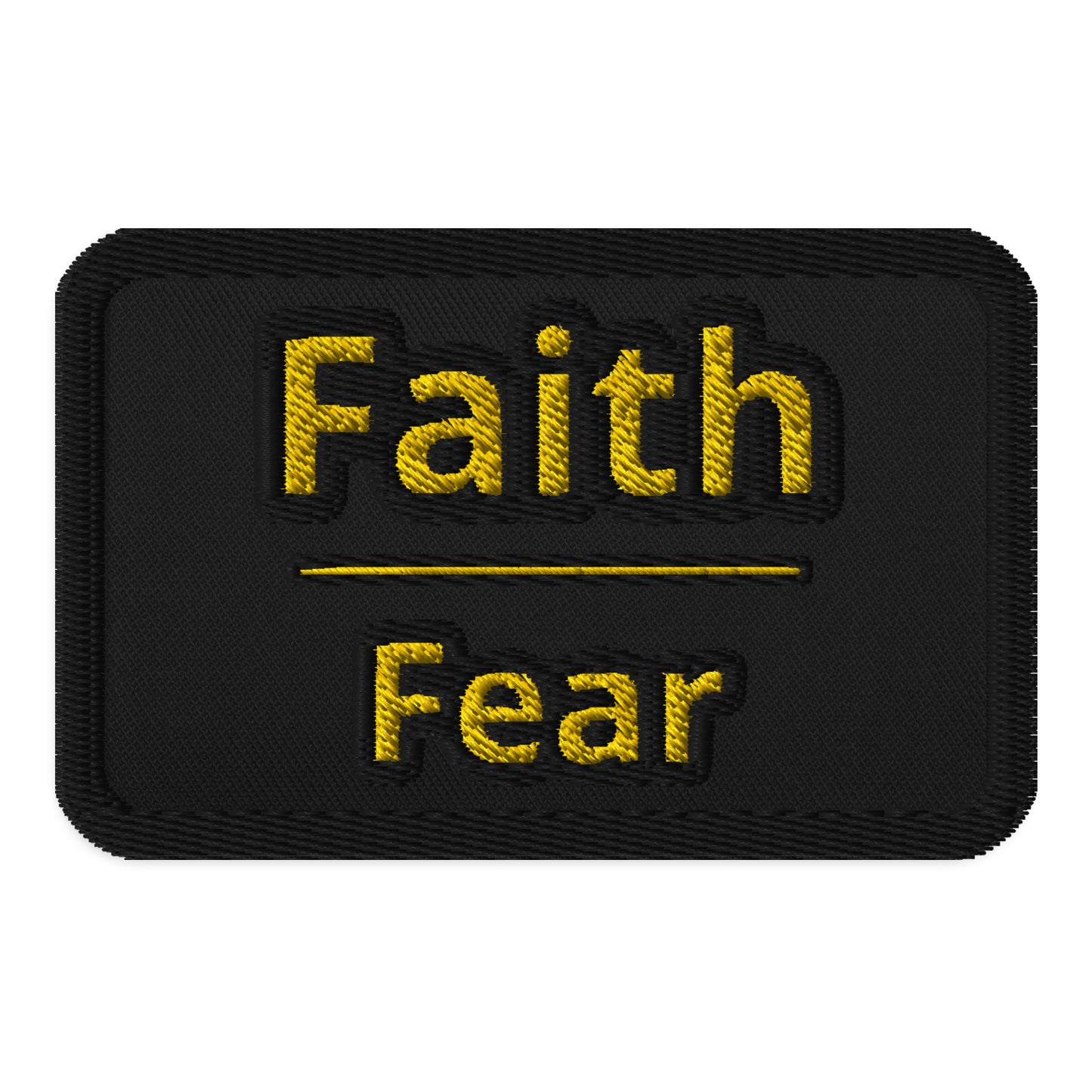 Embroidered Faith Patches