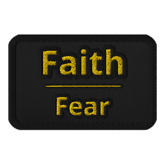 Embroidered Faith Patches