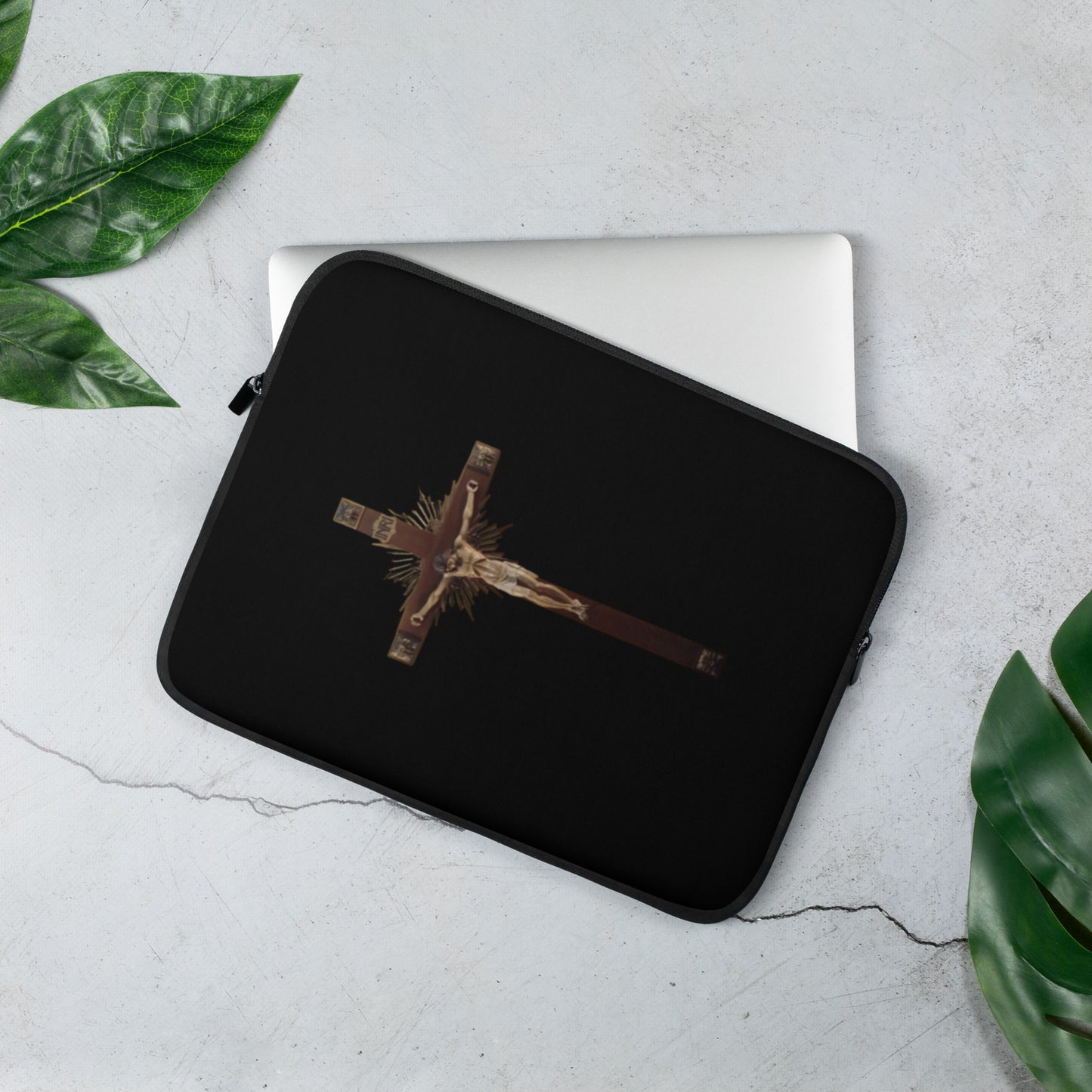 Crucifix Laptop Sleeve