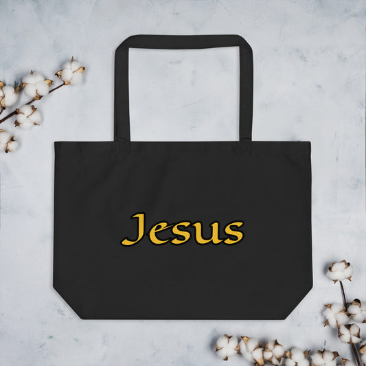 Crucifix Organic Tote Bag