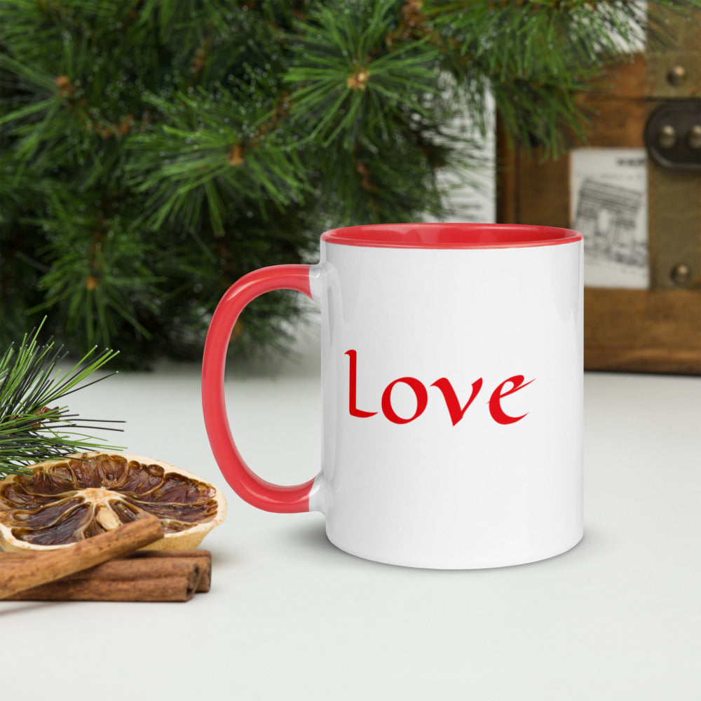 Love Mug with Color Inside