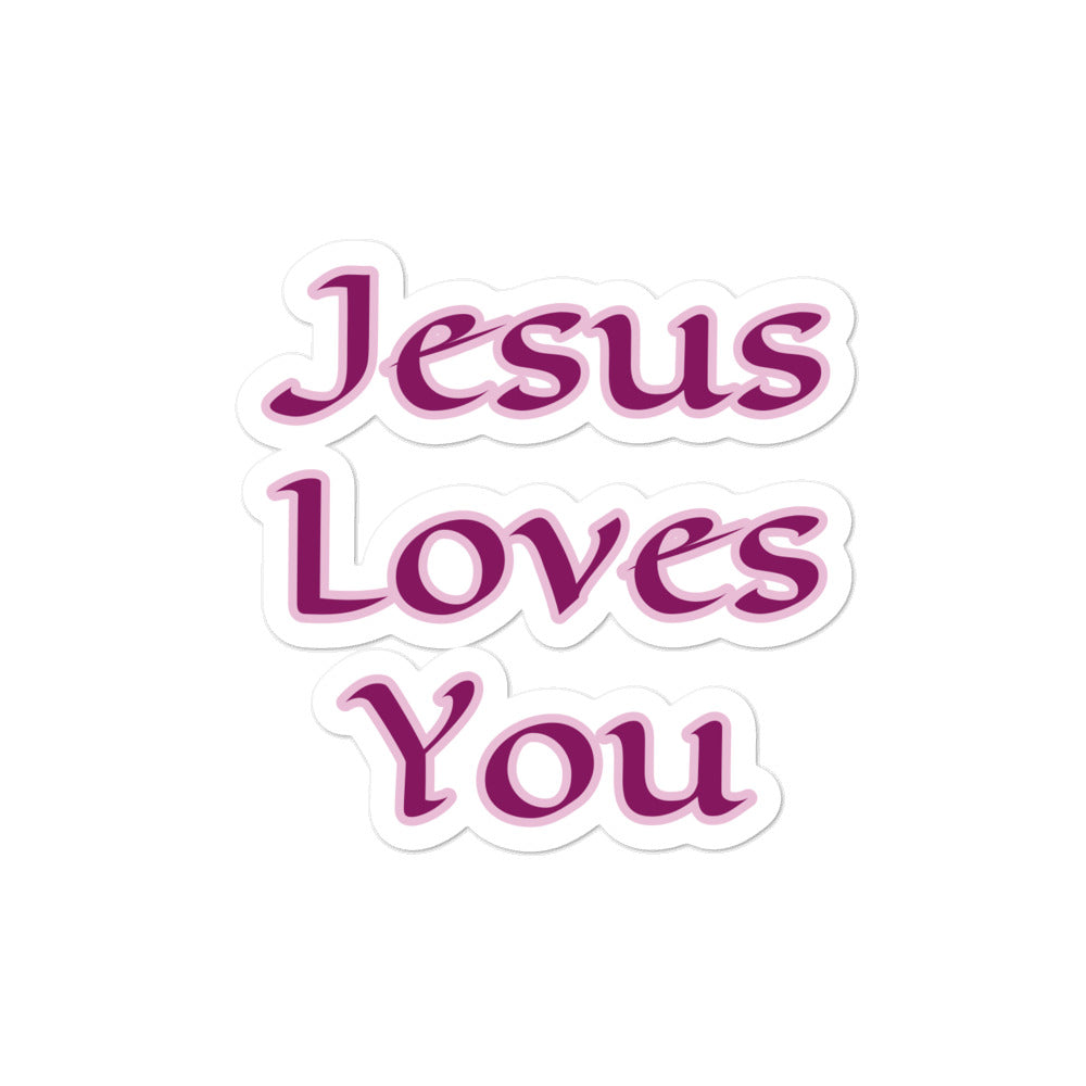 Bubble-Free Love Sticker