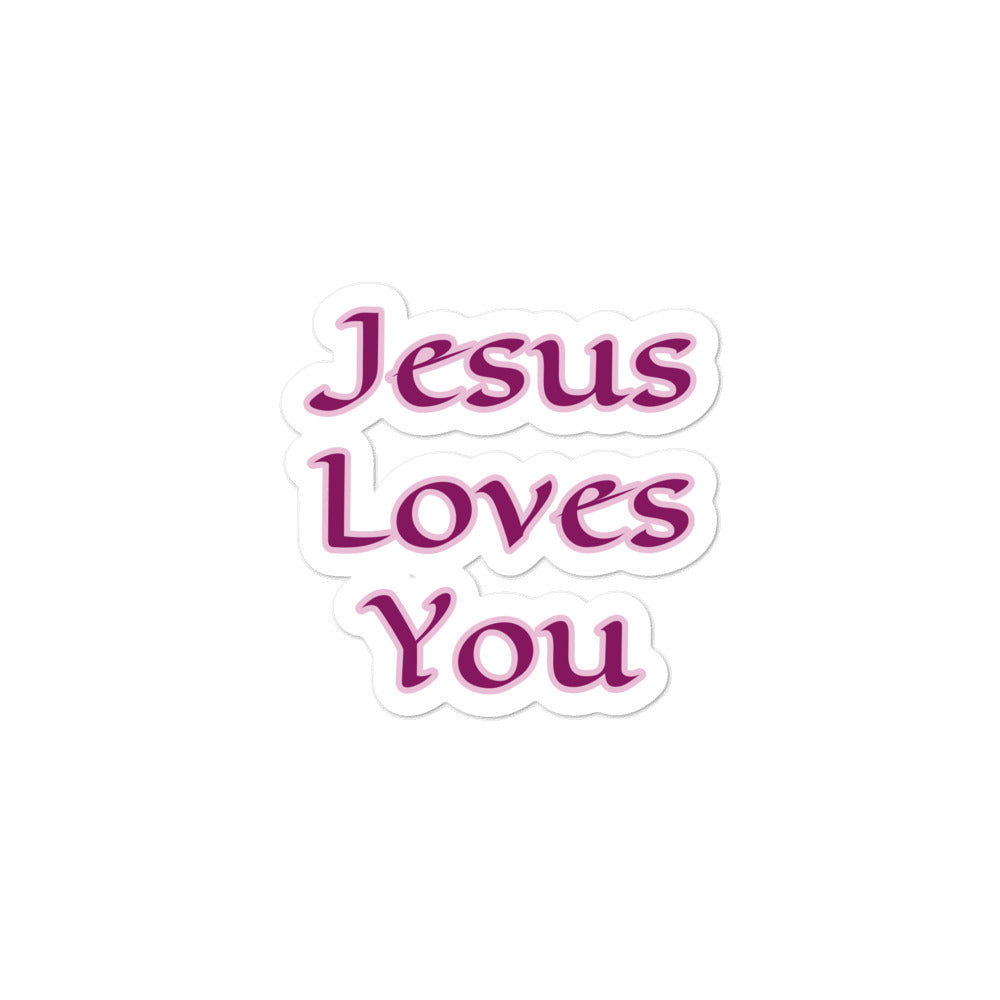 Bubble-Free Love Sticker