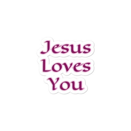 Bubble-Free Love Sticker