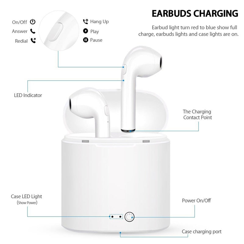 Wireless Earbuds With Mic