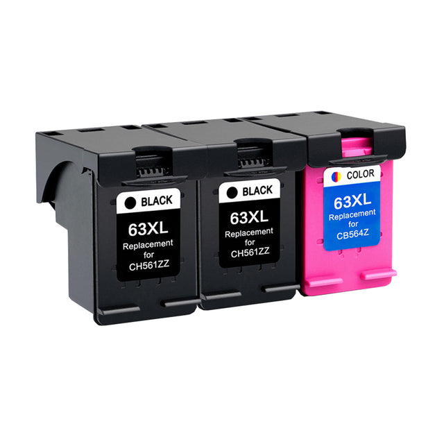 Remanufactured Ink Cartridge Replacement for HP 63XL