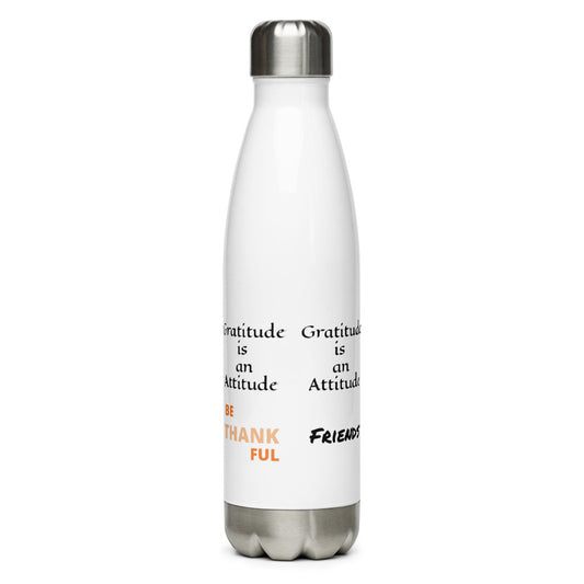 Gratitude Water Bottle 17oz